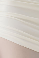 Asher Slinky One Shoulder Maxi Dress - Ivory