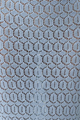Courtney Crochet Knit Maxi Skirt - Pale Blue