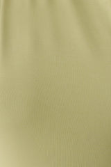 Jemma One Shoulder Tie Top - Apple Sage