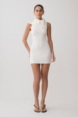 Amilee Scarf Knit Mini Dress - Ivory