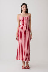 Shepherd Crochet Halter Maxi Dress - Pink