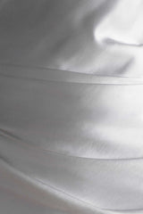 Iris Long Sleeve Satin Maxi Dress - White