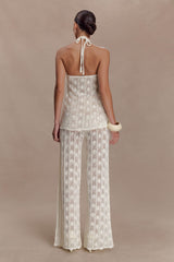 Glinda Crochet Pants - Ivory