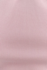 Angelika Twist Front Knit Top - Baby Pink