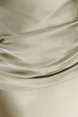 Sarah Strapless Maxi Dress With Waist Tie - Sage