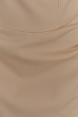 Doris Sleeveless Mini Dress - Camel