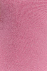 Caprice Halter Knit Mini Dress - Bubblegum Pink