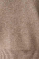 Luca Knit Jumper - Beige Marle