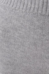 Evan Knit Wide Leg Pants - Grey Marle