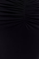 Rafaella Slinky And Mesh Maxi Dress - Black