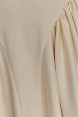 Sharon Scuba Jersey Mini Dress - Ivory