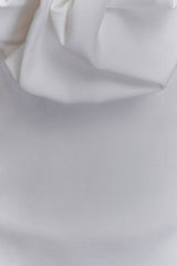 Carolyn Linen Bubble Maxi Dress - White