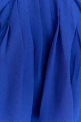 Korra Chiffon Halter Top - Cobalt Blue