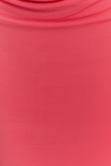 Madison Strapless Slinky Maxi Dress - Coral