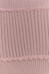 Finley Pointelle Knit Maxi Dress - Baby Pink
