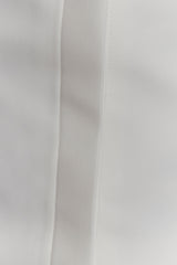 Carina Peplum Cotton Shirt Dress - White