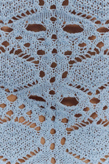 Aeline Crochet Knit Shorts - Sky Blue