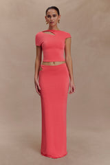 Haven Slinky Twist Top - Coral