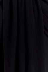 Philippa Knotted Crepe Maxi Dress - Black