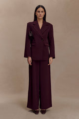 Mateo Oversized Blazer - Mahogany