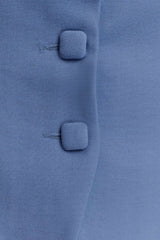 Christel Suiting Fitted Blazer - Ocean Blue