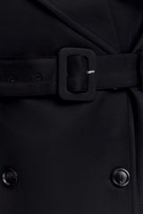 Alden Short Trench Jacket - Black