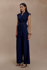 Beatrix High Rise Denim Jeans - Indigo Blue