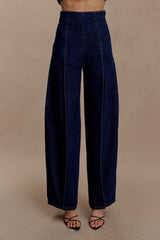 Beatrix High Rise Denim Jeans - Indigo Blue
