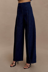 Beatrix High Rise Denim Jeans - Indigo Blue