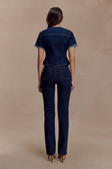 Janessa Skinny Denim Jeans- Indigo Blue