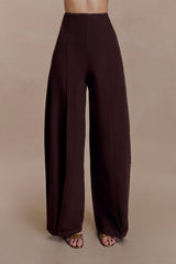 Beatrix High Rise Denim Jeans - Chocolate