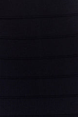 Jaylen Bandage Knit Maxi Dress - Black