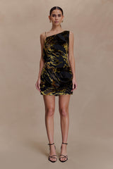 Ayana Cross Back Mini Dress - Velvet Burnout