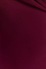 Daisie Chiffon Mini Dress - Wine
