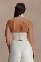 Marion Cross Over Top - Buttercream