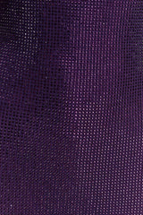 Jasmyn Hot Fix Maxi Dress With Mesh Back - Purple