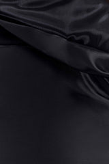 Calliope Strapless Organza Maxi Dress - Black