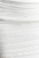 Jianna Strapless Mesh Maxi Dress - Ivory