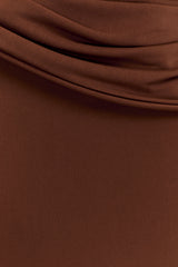 Lydia Slinky Straight Leg Pants - Chocolate