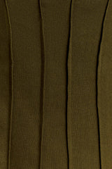 Sofie Pintuck Linen Maxi Dress - Khaki