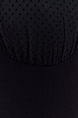 Cressida Crepe Halter Mini Dress - Black