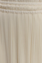 Amaris Gathered Plisse Maxi Skirt - Lemon