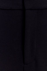 Maude Crepe Straight Leg Pants - Black