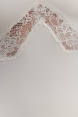 Electra Slinky Lace Mini Dress - Ivory