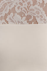Aurelie Long Sleeve Lace Mini Dress - Ivory