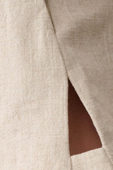 Anahita Linen Short - Natural