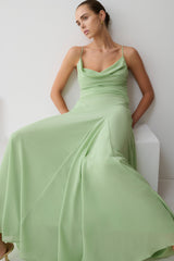 Aurelia Chiffon Maxi Dress - Sage