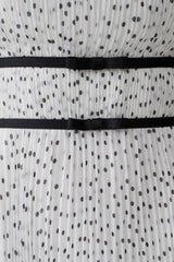 Clarisse Pleated Maxi Dress - Polka Dot