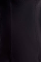 Giselle Off Shoulder Cowl Neck Maxi Dress - Black