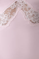 Electra Slinky Lace Maxi Dress - Ballet Pink